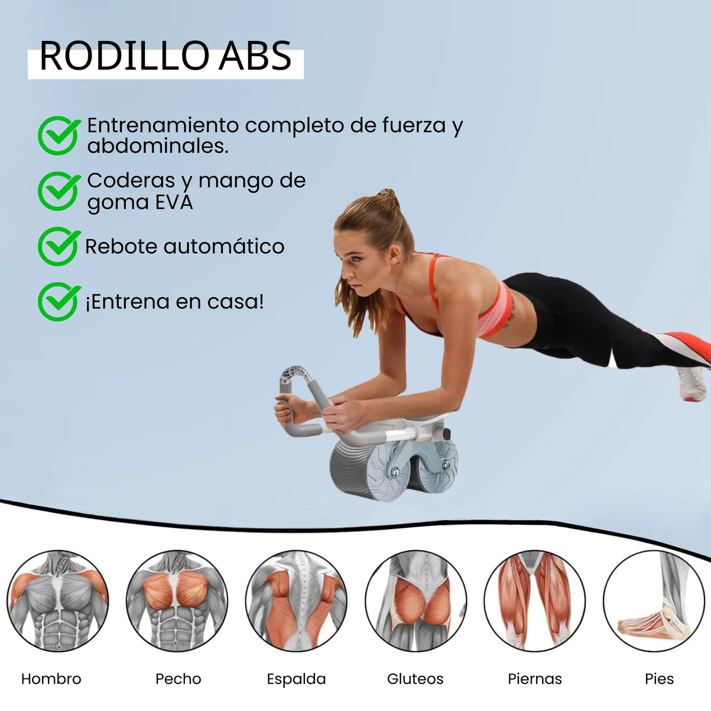 RollFit Elite® Esculpe tu abdomen, redefine tu cuerpo.