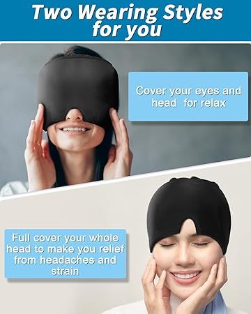 Gorro de máscara para migraña